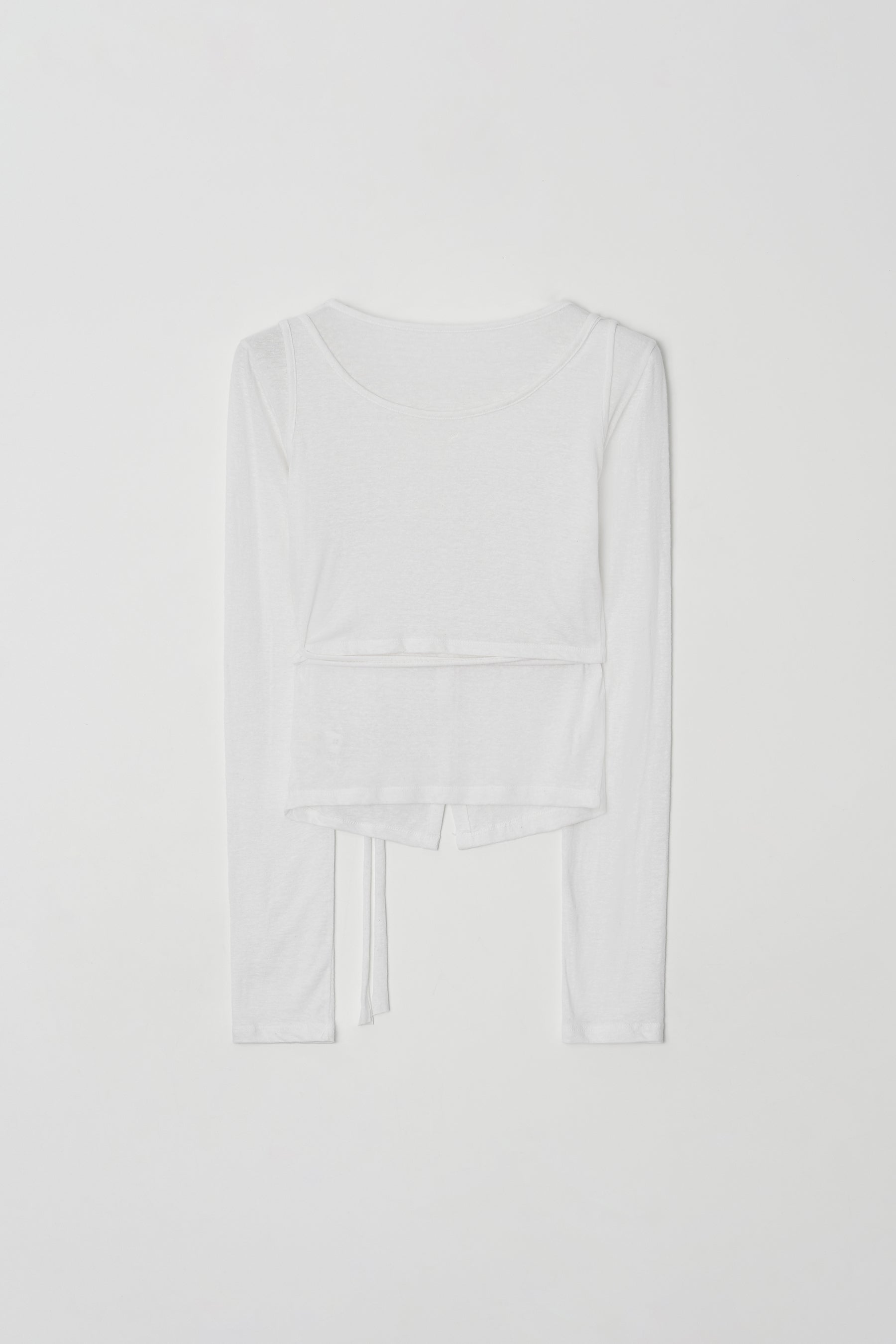 YOONSEUL Sue layered cardigan (linen)