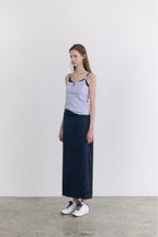ANDNEEDS Popo three button sleeveless (lavender)