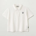 SATUR (W) Lauren Pique Polo Short Sleeve T-Shirt White