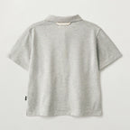 SATUR (W) Lauren Pique Polo Short Sleeve T-Shirt Melange Gray