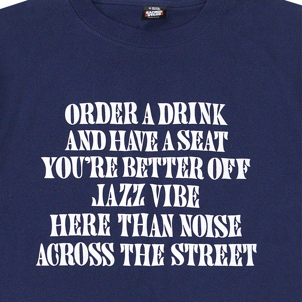 ORLEANS STORE Bootnill Jazz t-shirts, Navy