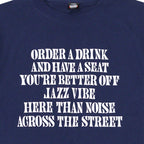 ORLEANS STORE Bootnill Jazz t-shirts, Navy