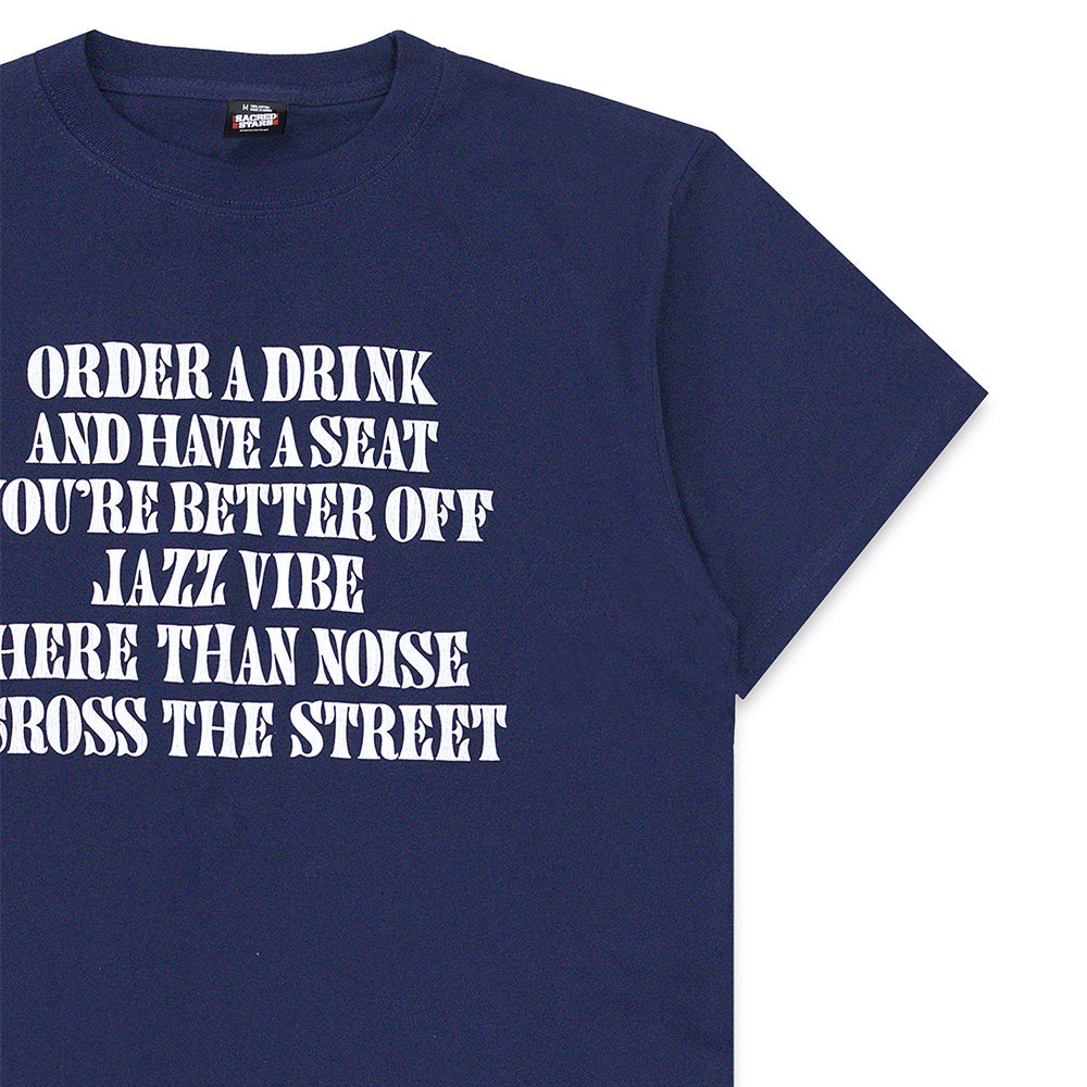 ORLEANS STORE Bootnill Jazz t-shirts, Navy
