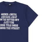 ORLEANS STORE Bootnill Jazz t-shirts, Navy
