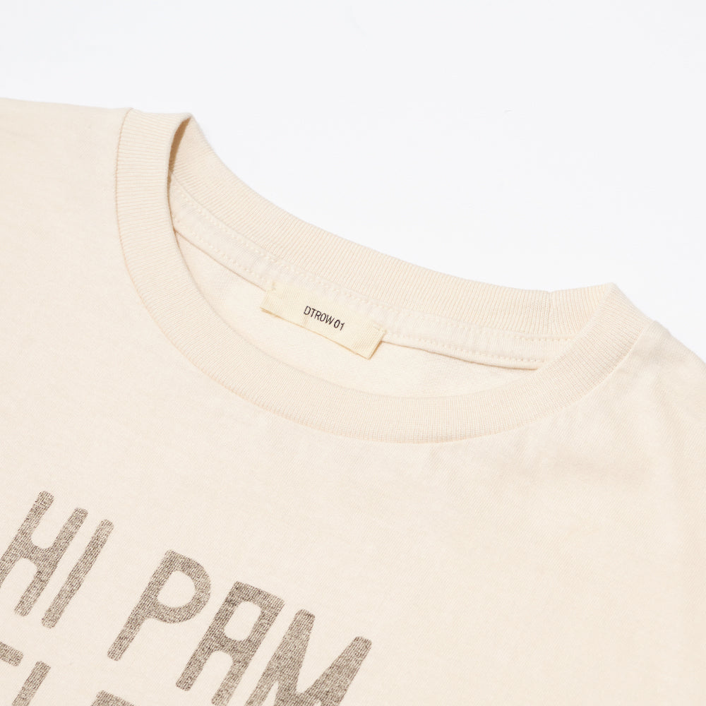 DEUTERO W-Star SS Tee Cream Ivory