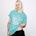 FANCY CLUB IBIZA RHINESTONE TEE (MINT) F26QB401