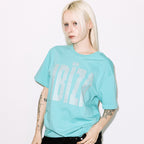 FANCY CLUB IBIZA RHINESTONE TEE (MINT) F26QB401