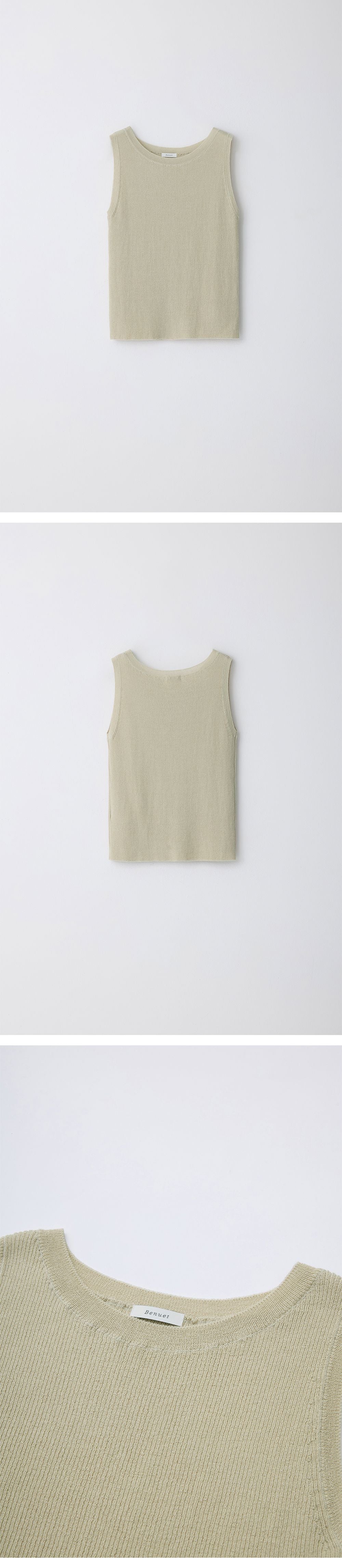 BENUET Softy Sleeveless_Dusty Beige