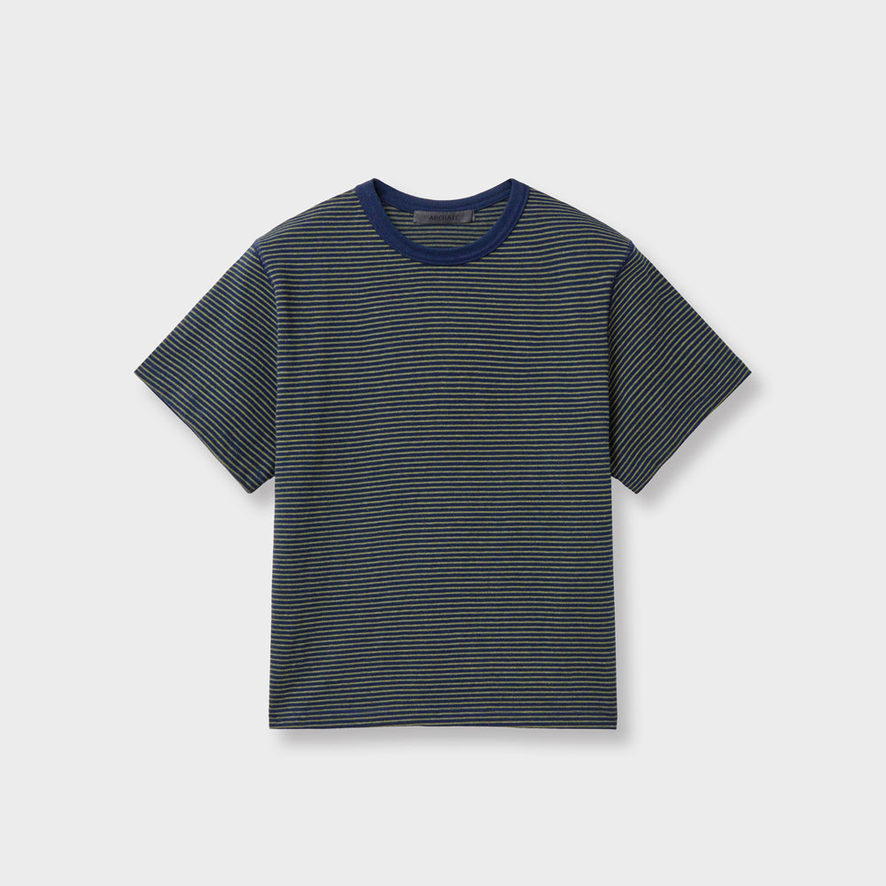 ARCHAIC [2nd] stripe t-shirt_navy
