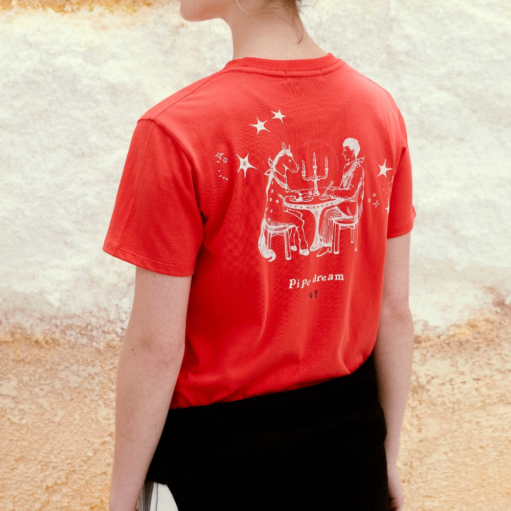 LOW CLASSIC PIPE DREAM MINI T-SHIRT_RED [LW265TS05RD]