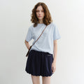 DUNST UNISEX CUPID ARCH LOGO T-SHIRT SOFT BLUE_UDTS6B129B1