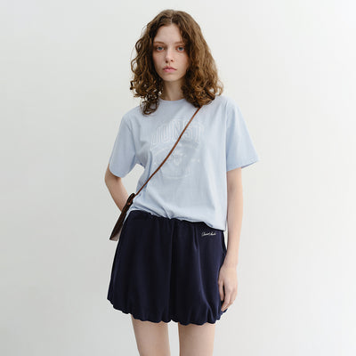 UNISEX CUPID ARCH LOGO T-SHIRT SOFT BLUE_UDTS6B129B1
