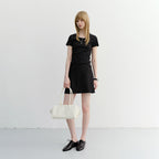 DUNST CLASSIC SCOOP NECK TOP BLACK_UDTS6B222BK