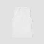 DICKIES Slim Fit Tree Logo Sleeveless White