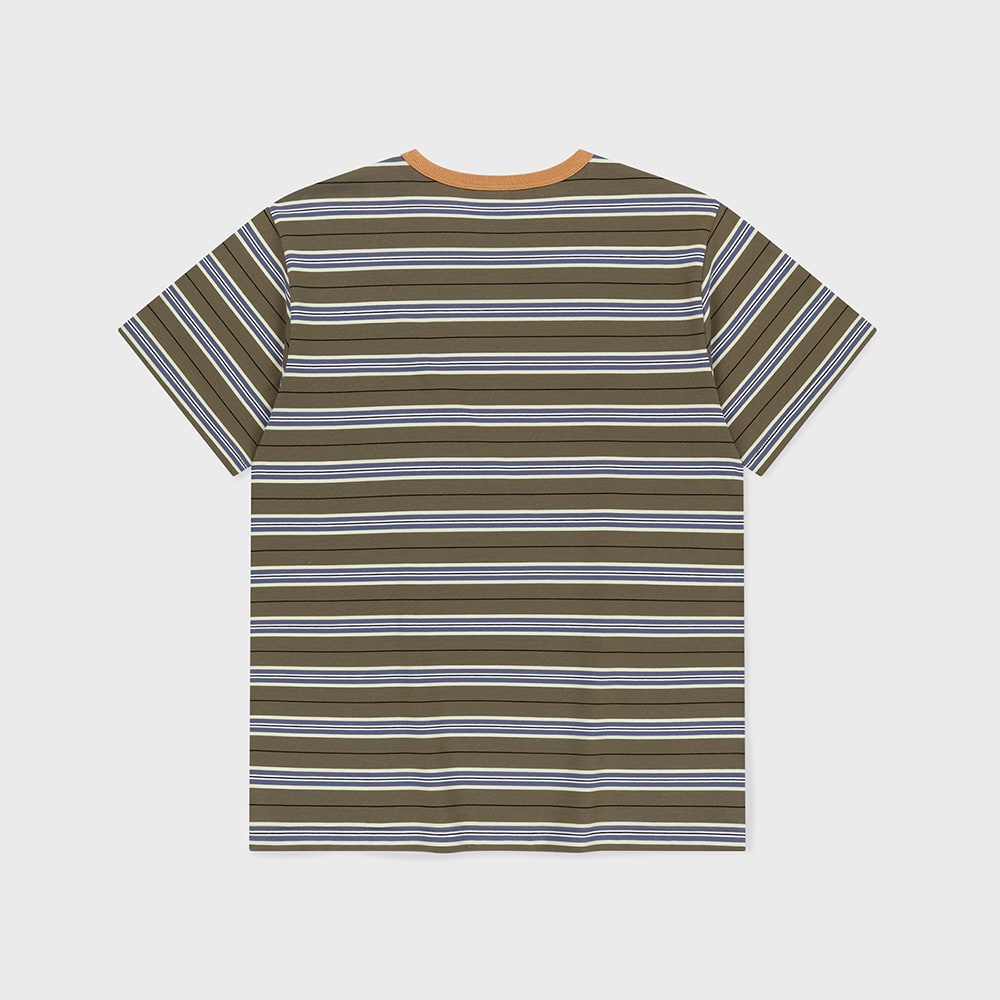 SUNLOVE SUN CAMP Stripe Tee Brown