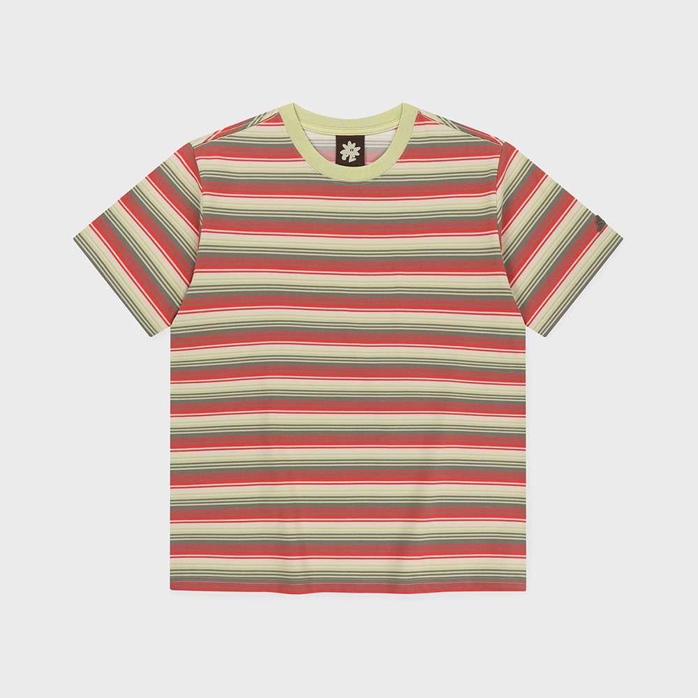 SUNLOVE Striped Allday Tee Red
