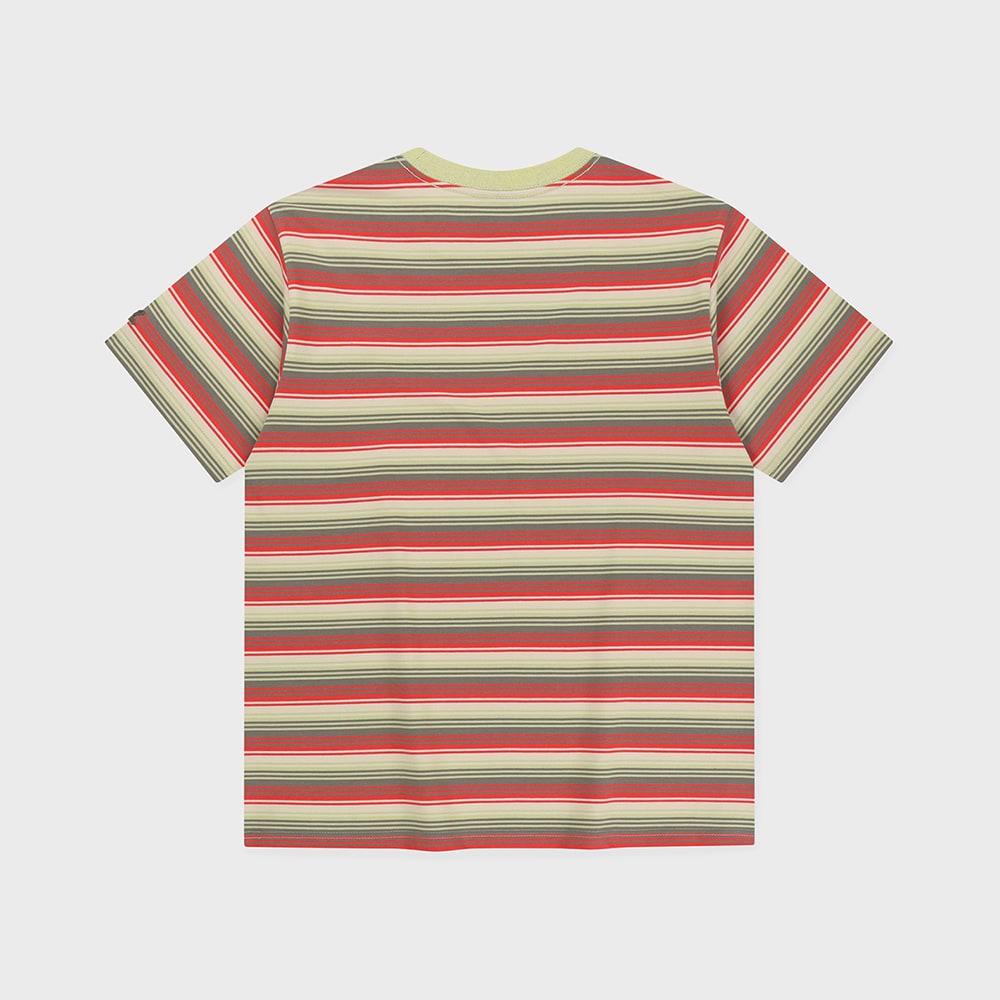 SUNLOVE Striped Allday Tee Red