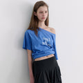 ANDNEEDS Love is motion half tee (blue)