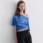 ANDNEEDS Love is motion half tee (blue)