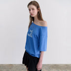 ANDNEEDS Love is motion half tee (blue)