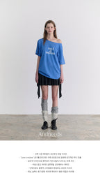ANDNEEDS Love is motion half tee (blue)