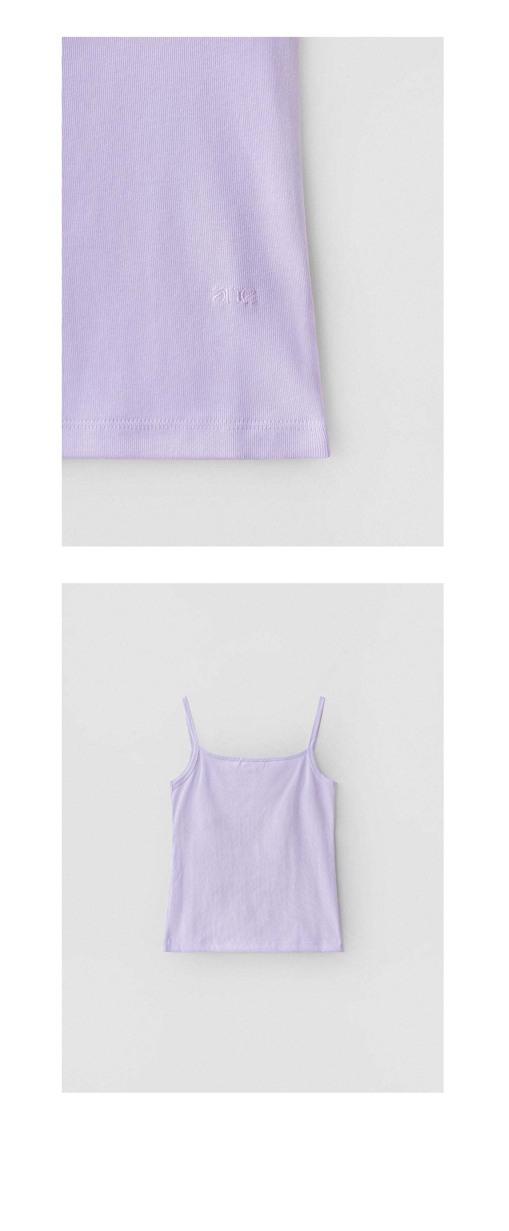 ANDNEEDS Popo three button sleeveless (lavender)