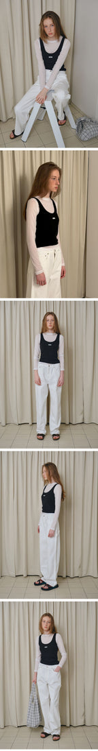BRENDA BRENDEN SEOUL fresh sleeveless - black