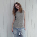TWEE Rules strap sleeveless knit