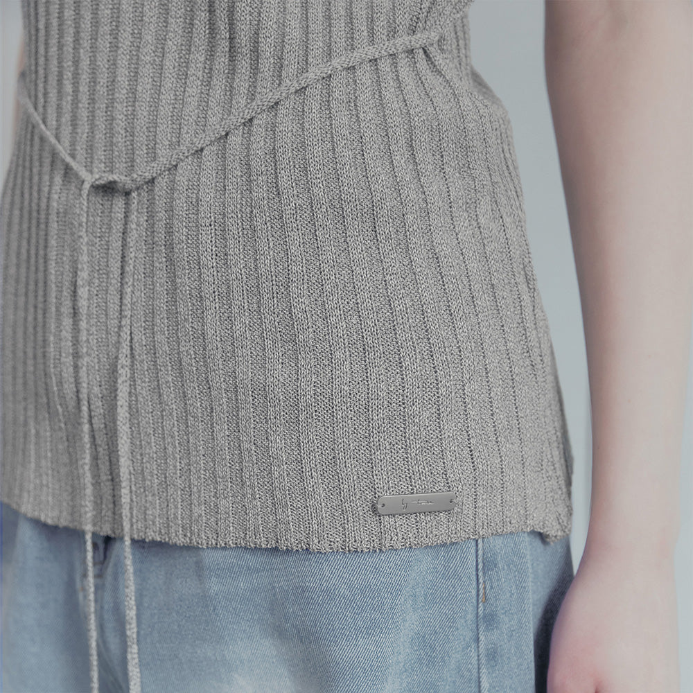 TWEE Rules strap sleeveless knit