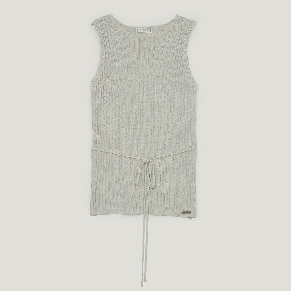 TWEE Rules strap sleeveless knit