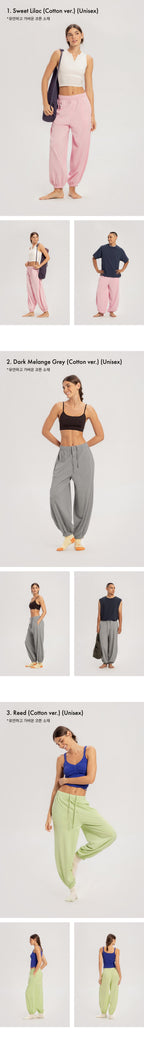 BUDHI MUDRA BUDHI MUDRA Diagonal Jogger Pants Unisex