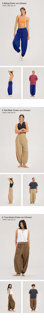 BUDHI MUDRA BUDHI MUDRA Diagonal Jogger Pants Unisex