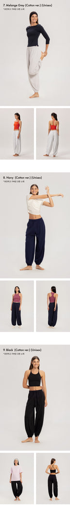 BUDHI MUDRA BUDHI MUDRA Diagonal Jogger Pants Unisex