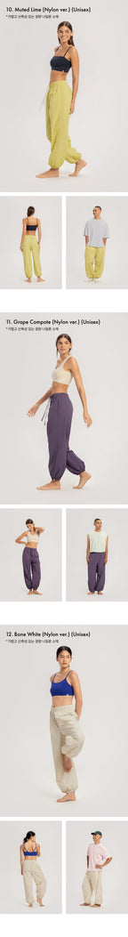 BUDHI MUDRA BUDHI MUDRA Diagonal Jogger Pants Unisex