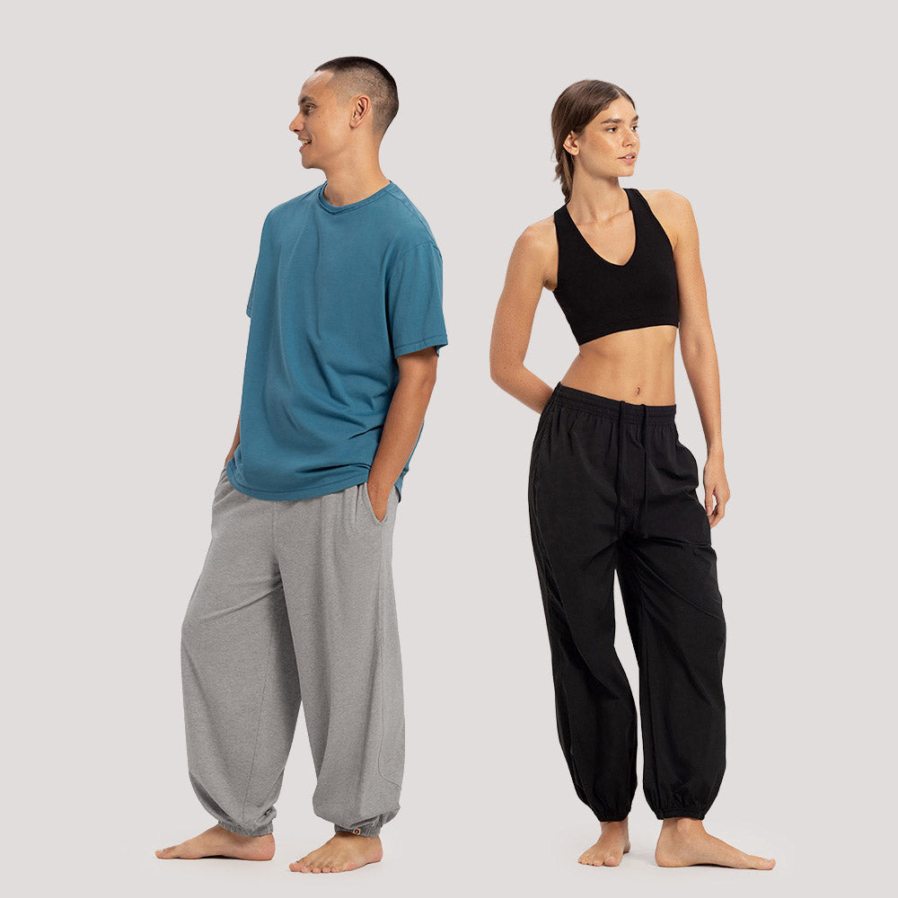 BUDHI MUDRA BUDHI MUDRA Diagonal Jogger Pants Unisex