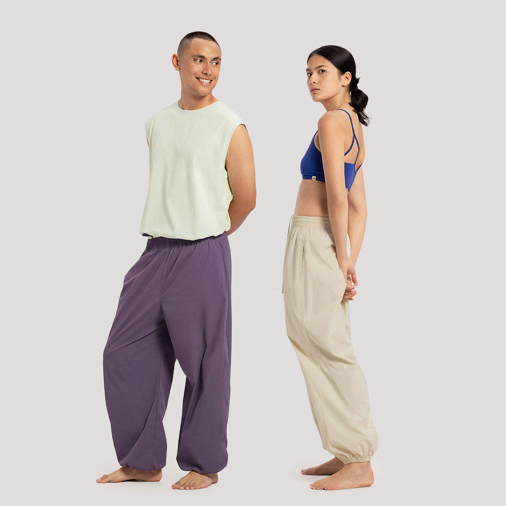 BUDHI MUDRA BUDHI MUDRA Diagonal Jogger Pants Unisex