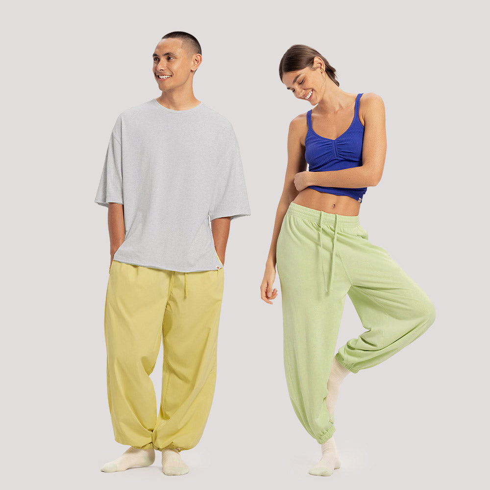 BUDHI MUDRA BUDHI MUDRA Diagonal Jogger Pants Unisex