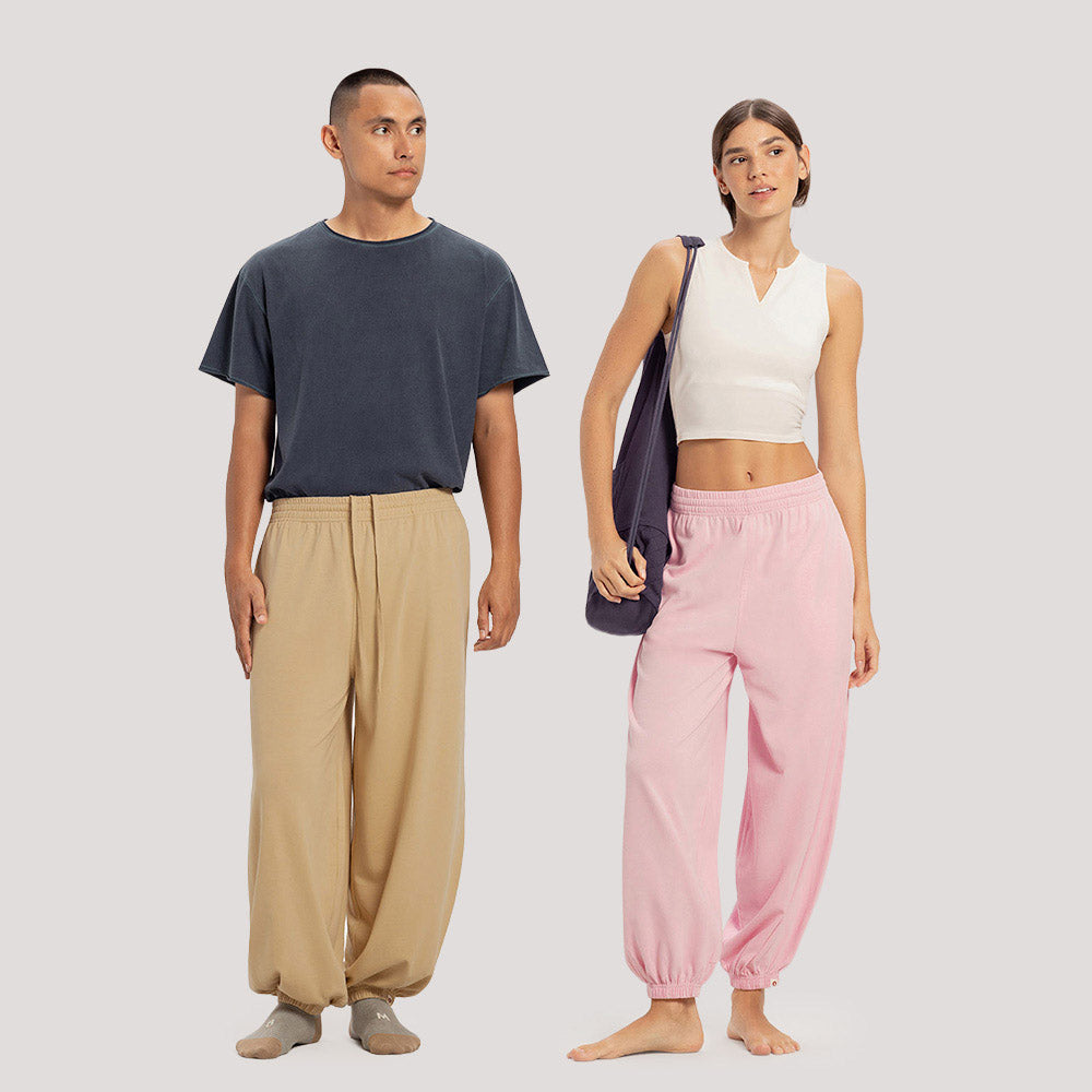 BUDHI MUDRA BUDHI MUDRA Diagonal Jogger Pants Unisex