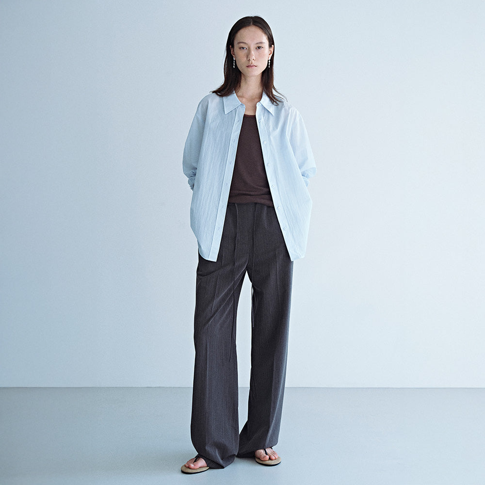 VAN ROHE [1st] Oversized Sheer Shirt B408-21