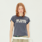 ERTR PLUTO Applique T-Shirt Navy
