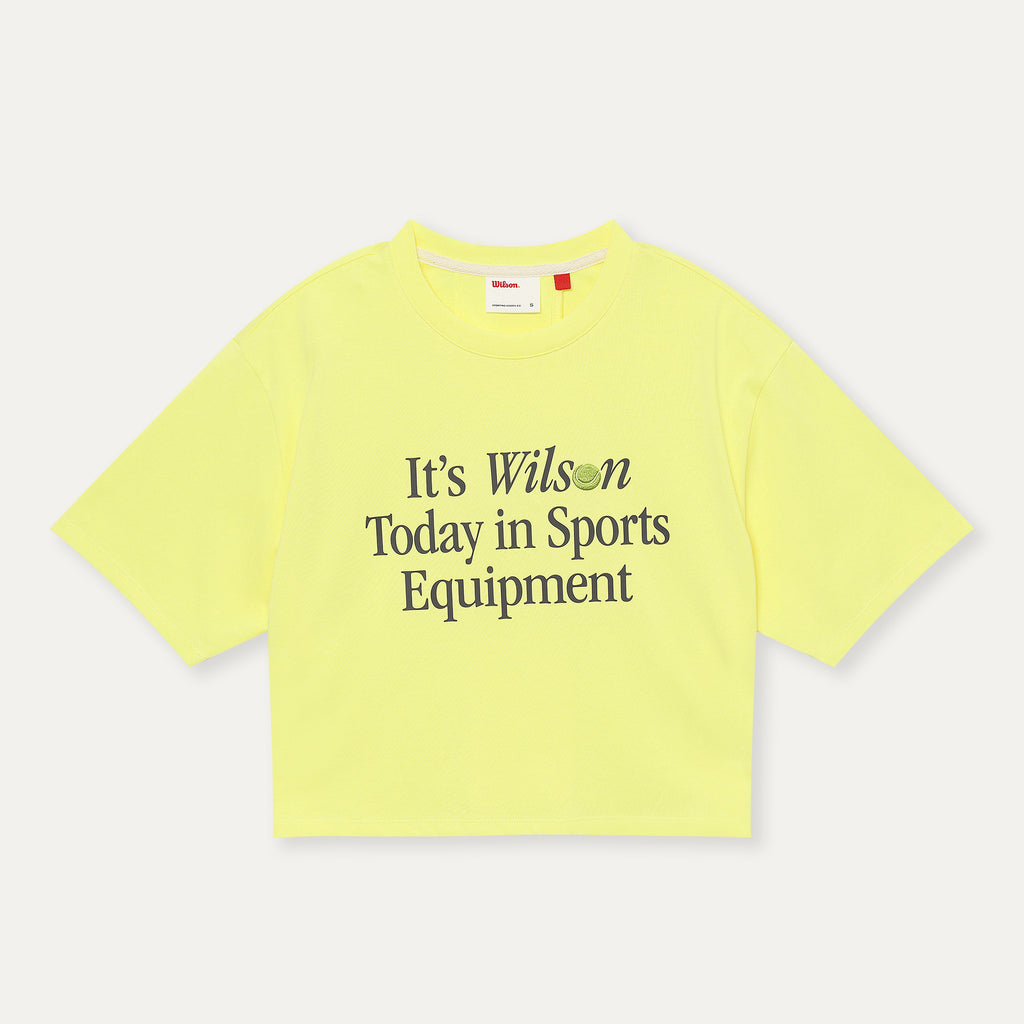 WILSON Legacy Ball Crop T-Shirt W (3color)