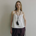 LOEUVRE Cotton Stripe Jacquard Sleeveless Top SW6MB747_2color