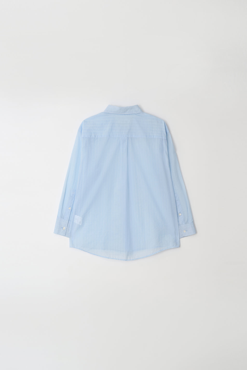 YOONSEUL [2nd reorder] Port sheer shirt (sky stripe)