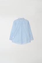 YOONSEUL [2nd reorder] Port sheer shirt (sky stripe)