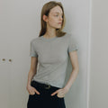 LOEUVRE Sheer Slim Jersey Top SW6ME755_3color