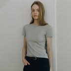 LOEUVRE Sheer Slim Jersey Top SW6ME755_3color