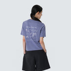 SNOWPEAK APPAREL Aerocool Women's Gardening Graphic Short Sleeve T-Shirt Ash Purple (S26MWFTS23)