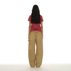 PARTIMENTO WOMEN MILES 9 CORE RELAXED TEE_CHILI