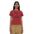 PARTIMENTO WOMEN MILES 9 CORE RELAXED TEE_CHILI