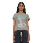 PARTIMENTO WOMEN PERIOD PRINTED TEE_MELANGE